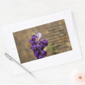 黙示録21:4 長方形シール (封筒)