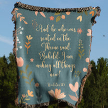 黙示録21:5、ティール（緑がかった色）フローラクリスチャン