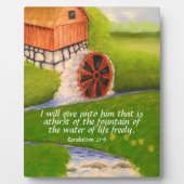 黙示録21:6 フォトプラーク (正面)