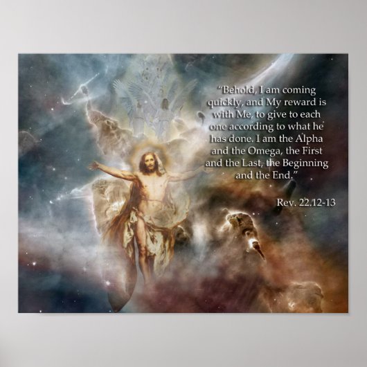 黙示録22.12-13 ポスター (正面)