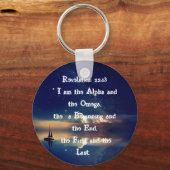 黙示録22:13_アルファとオメガ キーホルダー (正面)