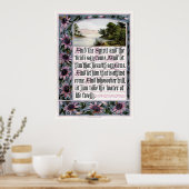 黙示録22:17プリント ポスター (キッチン)