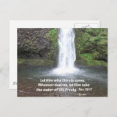 黙示録22:17 ポストカード (正面/裏面)