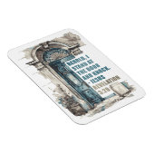 黙示録3:20わたしは扉に立ち、ノックする マグネット (右側)