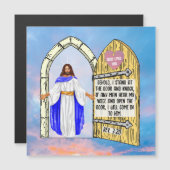 黙示録3:20カードマグネット (正面/裏面)