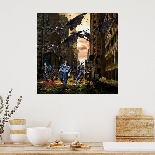 黙示録:未来の世界の終わりの大きなポスター ポスター (キッチン)