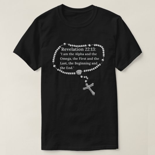 黙示録 22:13: Tシャツ (デザイン正面)