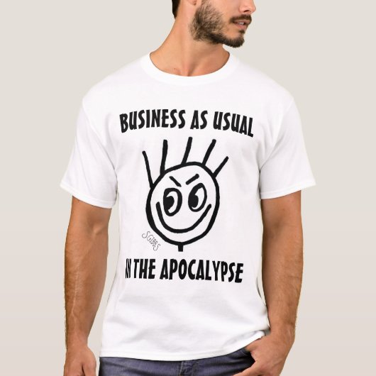 黙示録Tシャツ。おもしろい Tシャツ (正面)