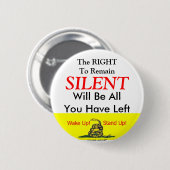 黙秘権は 缶バッジ (正面&裏面)