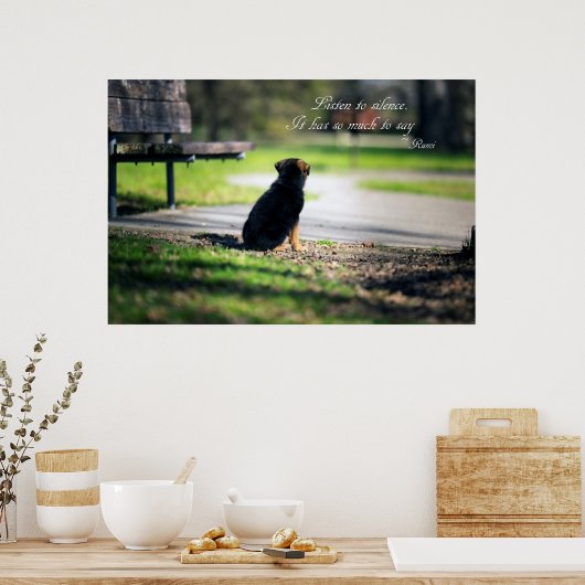 黙聞る ポスター (キッチン)