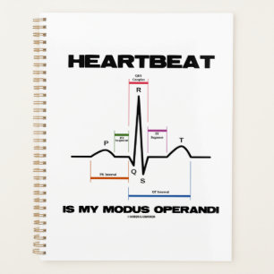 鼓動は私の心房神経洞調律だ プランナー手帳