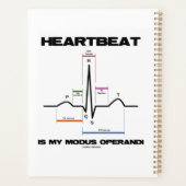 鼓動は私の心房神経洞調律だ プランナー手帳 (裏面)