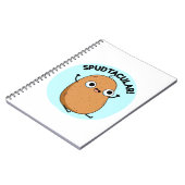 鼓状おもしろいポテトプリン ノートブック (左側)