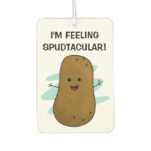 鼓膜感じ芋 カーエアーフレッシュナー (正面)