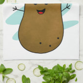 鼓膜感じ芋 キッチンタオル (折り畳み)