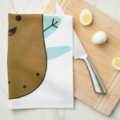 鼓膜感じ芋 キッチンタオル (四つ折り)