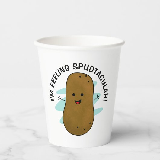 鼓膜感じ芋 紙コップ (正面)
