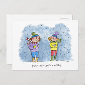 鼻が悪い ポストカード (正面/裏面)