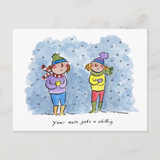 鼻が悪い ポストカード (正面)