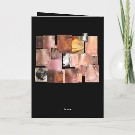 鼻が通らない カード (裏面)