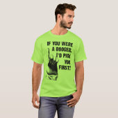 鼻くそに最初に選ばれる面白いシャツ Tシャツ (正面フル)