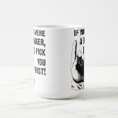鼻くそに最初に選ばれる ファニーマグ コーヒーマグカップ (中央)