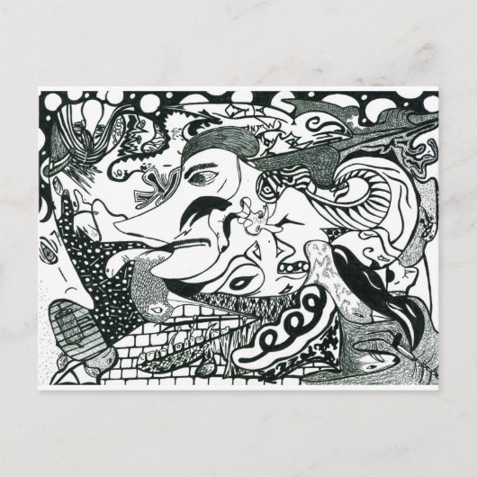 鼻って誰？ ポストカード (正面)