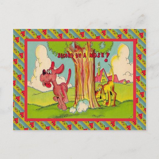 鼻で2番目に ポストカード (正面)