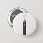 鼻と耳の毛トリマー 缶バッジ (正面&裏面)