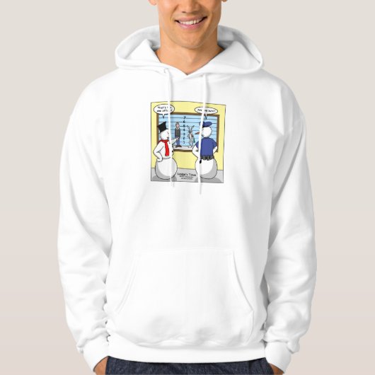 鼻なし雪だるまうさぎ容疑者のギフト＆Tシャツ パーカ (正面)