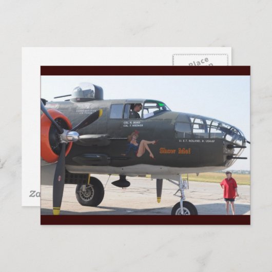 鼻のアート「見せてくれ」 ポストカード (正面/裏面)