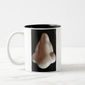 鼻のコーヒー・マグ ツートーンマグカップ (左)