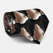 鼻のタイ-セピア色 ネクタイ (ロール)