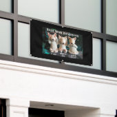 鼻の仕事のエチケット 横断幕 (ビルの外側)