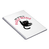 鼻の先の真っ赤な猫おもしろい ノートブック (右側)