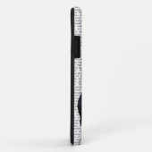 鼻の骨を搭載する黒いラブラドール Case-Mate iPhoneケース (裏面/右)