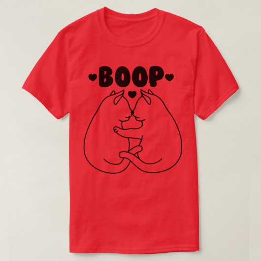 鼻を垂れた猫おもしろいが猫瓶  Tシャツ (デザイン正面)