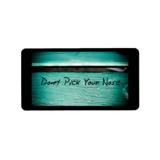 鼻を選ぶな ラベル