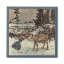 鼻キスをするのトナカイ