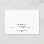 鼻ピアス業務のアフターケアの指示 名刺 (裏面)