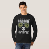 鼻仕事犬スポーツ練習鼻仕事香り仕事F Tシャツ (正面フル)