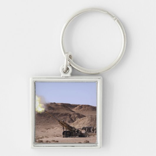 鼻先から炎と煙が出る キーホルダー (正面)