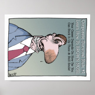 鼻学の茶色付け方 ポスター