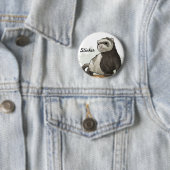 鼻摘みものボタン 缶バッジ (インサイチュ)