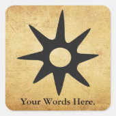 鼻腫 |後見の記号 |神の存在 スクエアシール (正面)