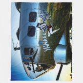 鼻芸#1 フリースブランケット (正面)