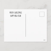 鼻霜の降りたを摘み取られる シーズンポストカード (裏面)