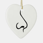 鼻 セラミックオーナメント (右)