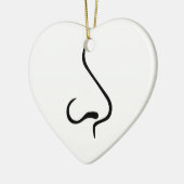 鼻 セラミックオーナメント (左)