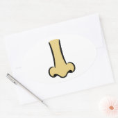 鼻 楕円形シール (封筒)